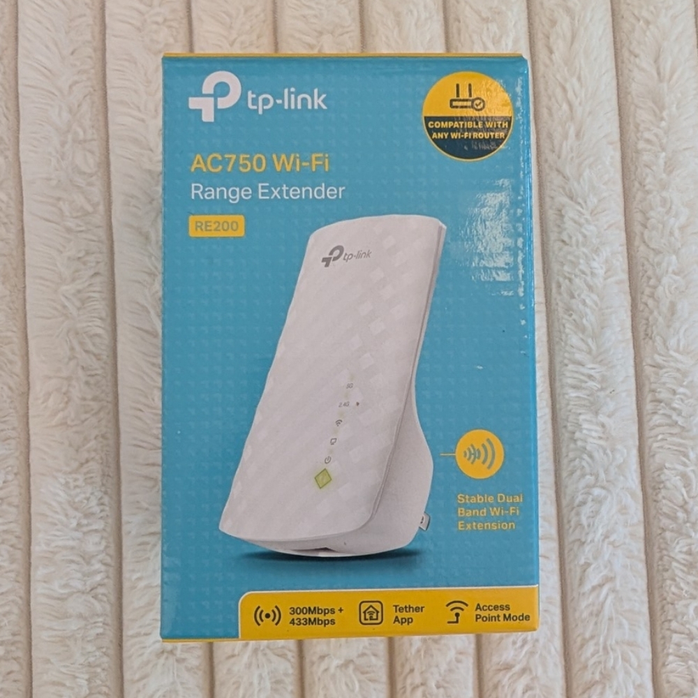 🩷 5/$25 - TP-Link AC750 White Range Extender